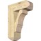Ekena Millwork Balboa Craftsman Rough Sawn Bracket w/ Offset Brace, Douglas Fir, 8"W x 20"D x 28"H BKT0806X20X28BOA04RDF - alternate 1